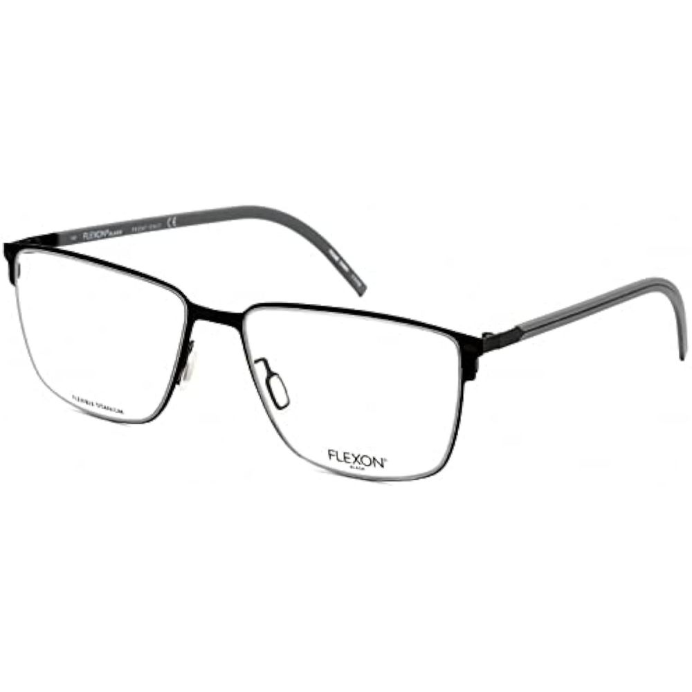 NEW FLEXON B2076 001 Black Flexible Titanium Eyeglasses 56mm with Flexon Case